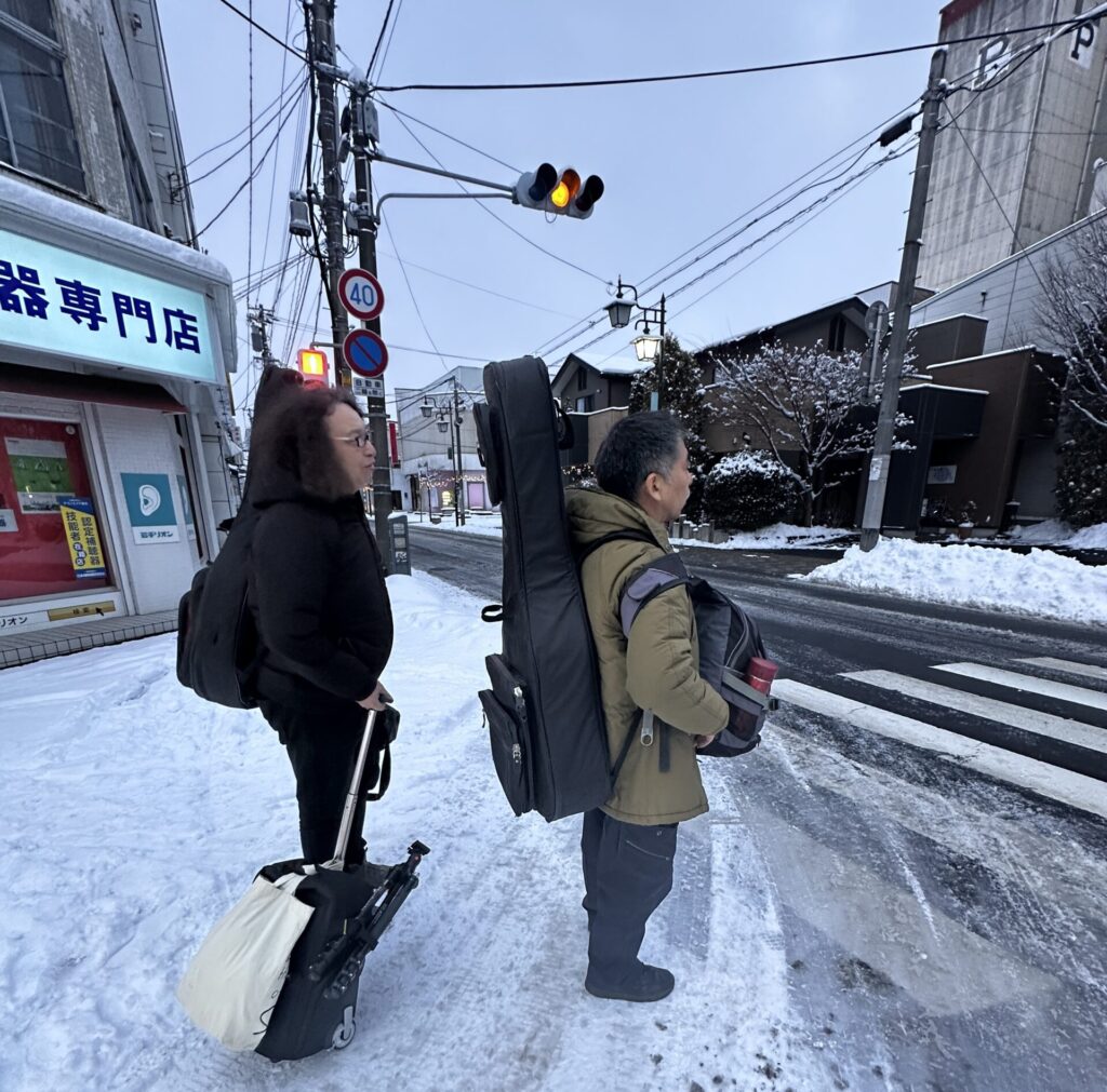 水沢の街