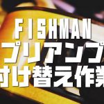 エレガットギターのプリアンプをFISHMAN Presys Blendに交換する